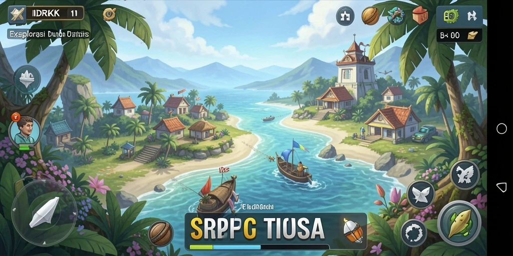 Tampilan gameplay Open World yang menakjubkan di IDROK.