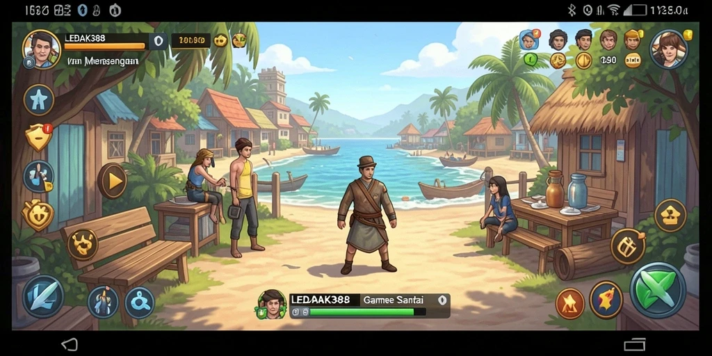 Tampilan gameplay seru dari LEDAK388 dengan tantangan yang menarik.