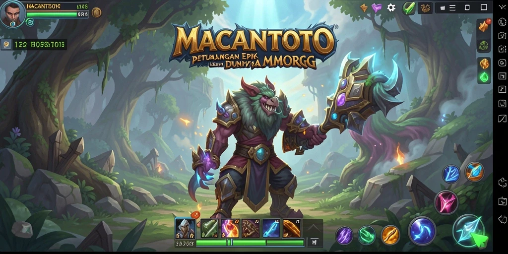 Tampilan gameplay epik dari <strong>MACANTOTO</strong> yang memukau dan penuh aksi.