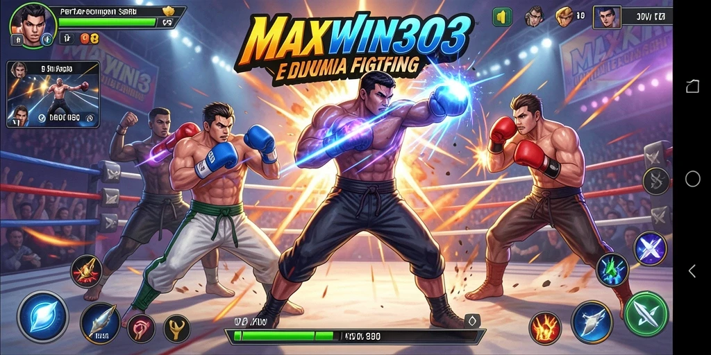 Capture aksi mendebarkan dalam gameplay Fighting MAXWIN303.