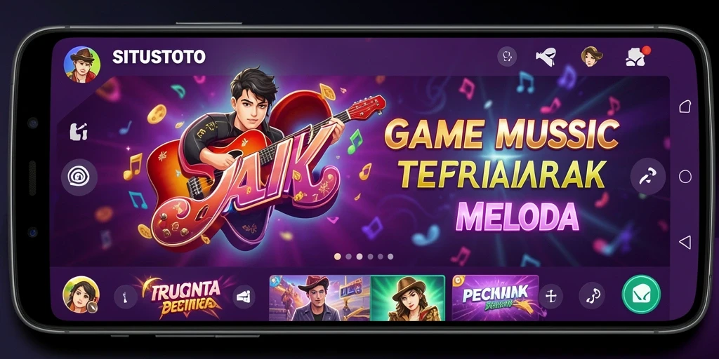 Tampilan gameplay SITUSTOTO yang menarik dengan penyajian musik interaktif.
