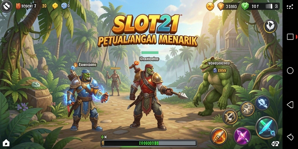 Menampilkan aksi seru dalam dunia terbuka SLOT21.