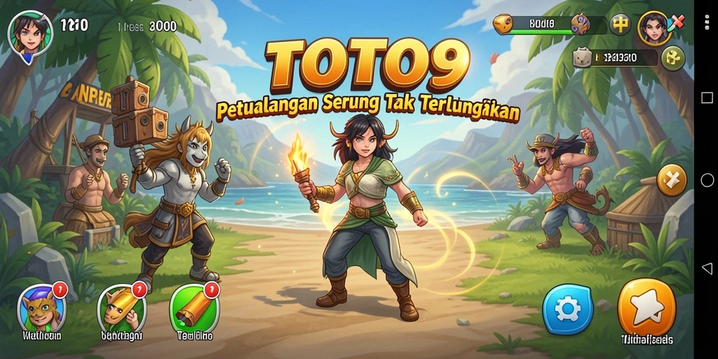 Tampilan gameplay TOTO9 yang menegangkan dan mendebarkan.